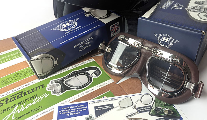 Classic Motorcycle Leather Goggles Review – Mark 49 | Halcyon