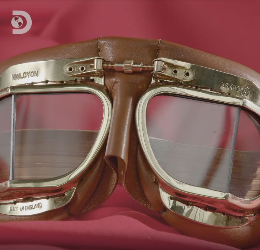 How motorcycle goggles are made.